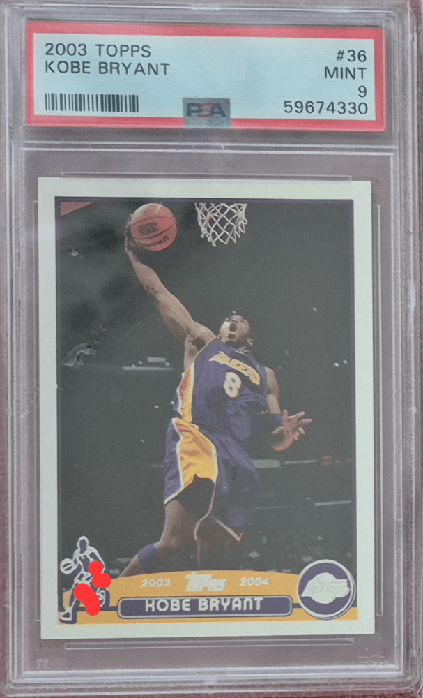 코비 브라이언트 2003 탑스 PSA9