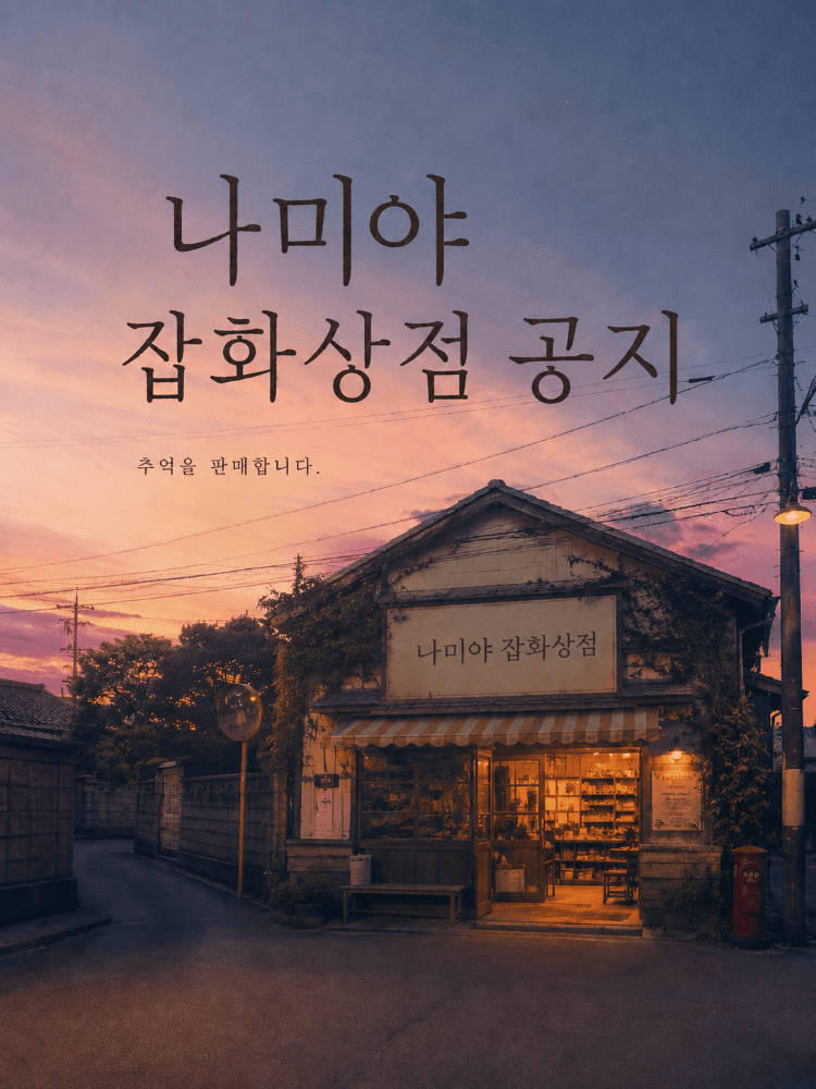 🌙 나미야 잡화상점 특별 판매 공지 🌙