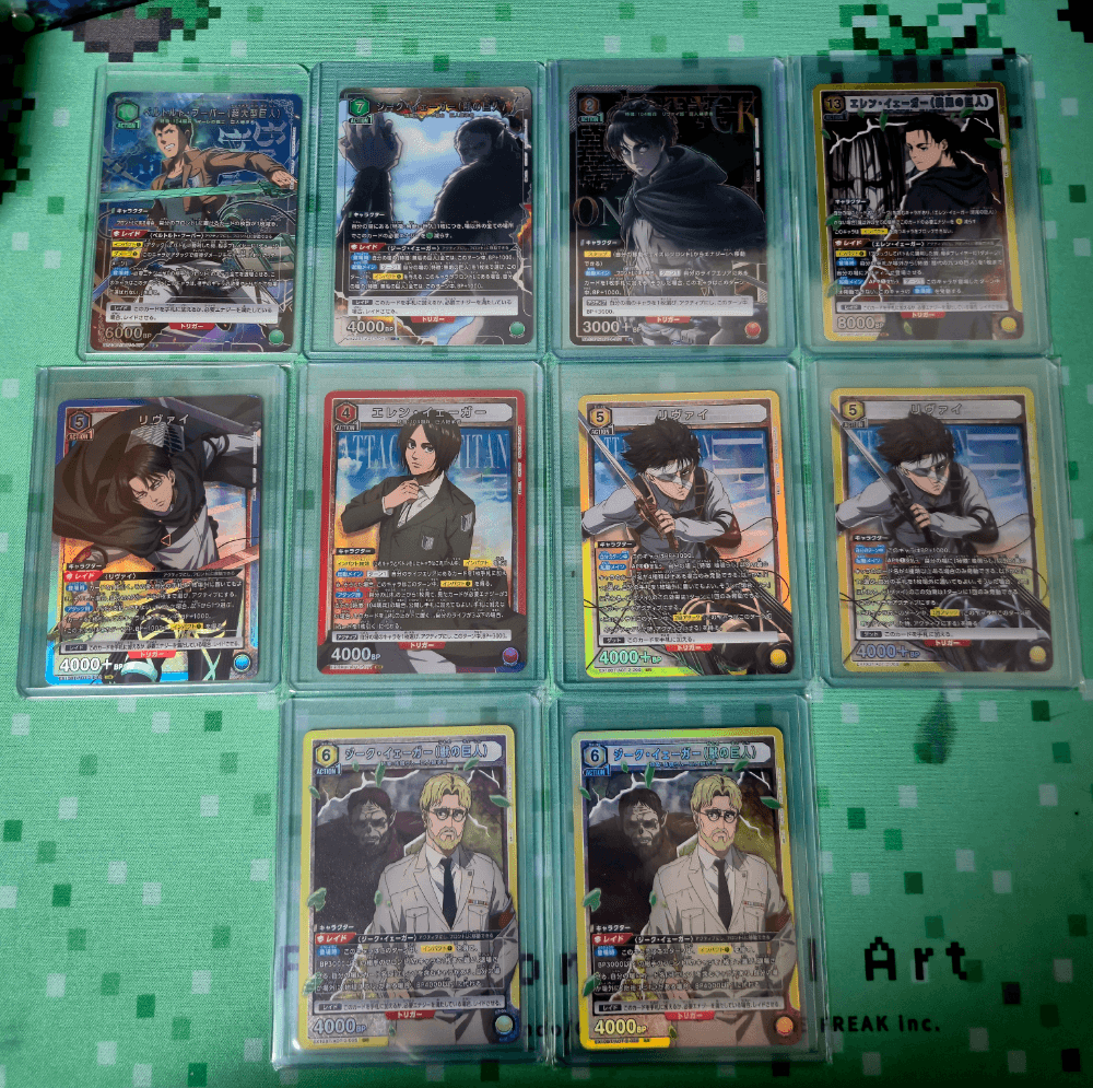 유니온아레나) 진격의거인 카드