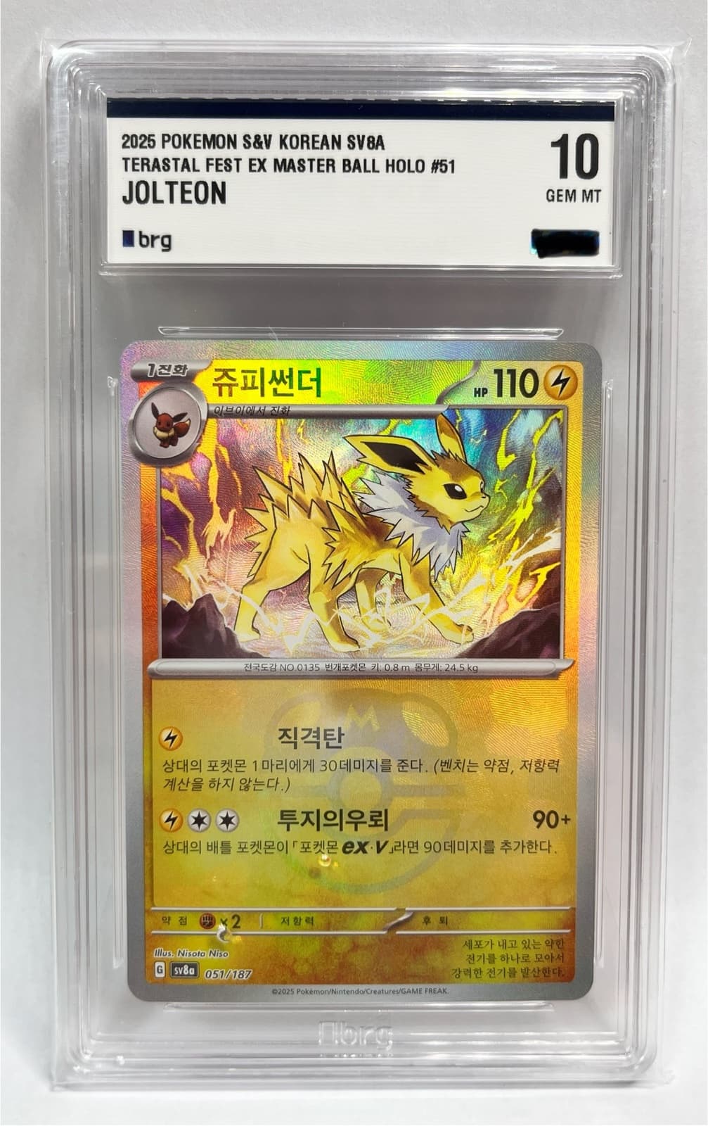 ⚡️BRG 10 쥬피썬더 마스터볼 미러  테라스탈⚡️