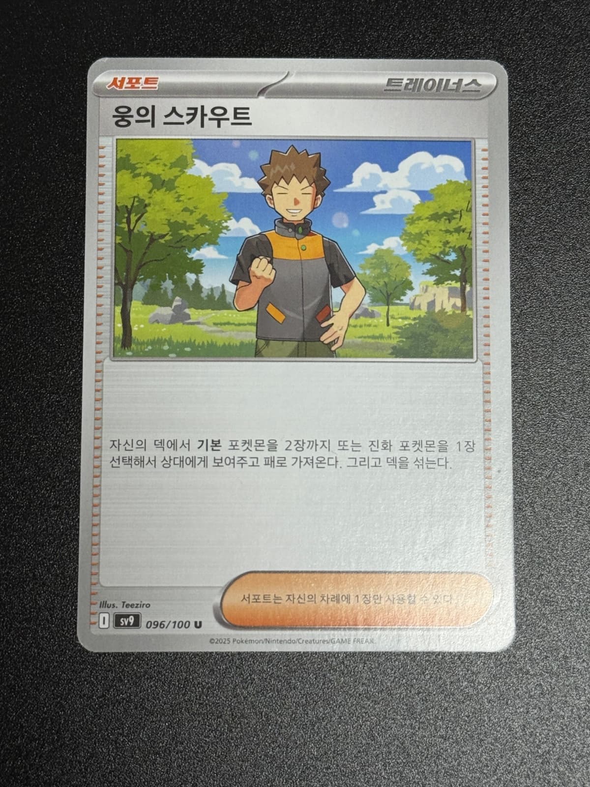 웅의 스카우트 서포트