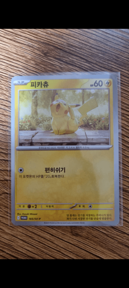 피카츄 프로모카드