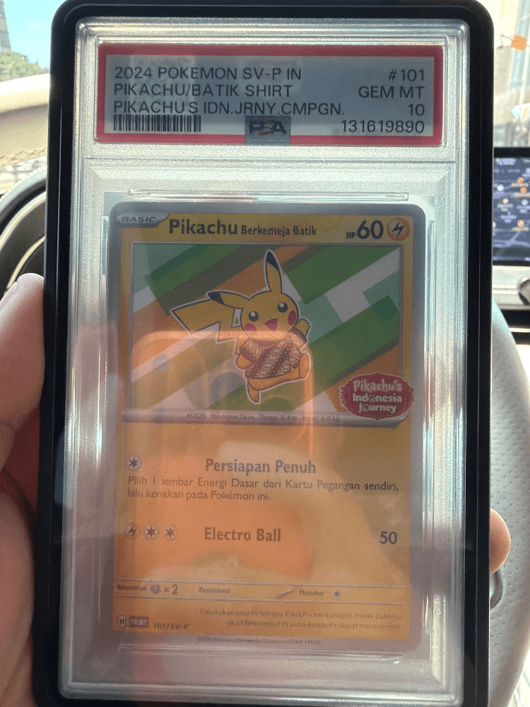 바틱피카츄 psa10 (그린)