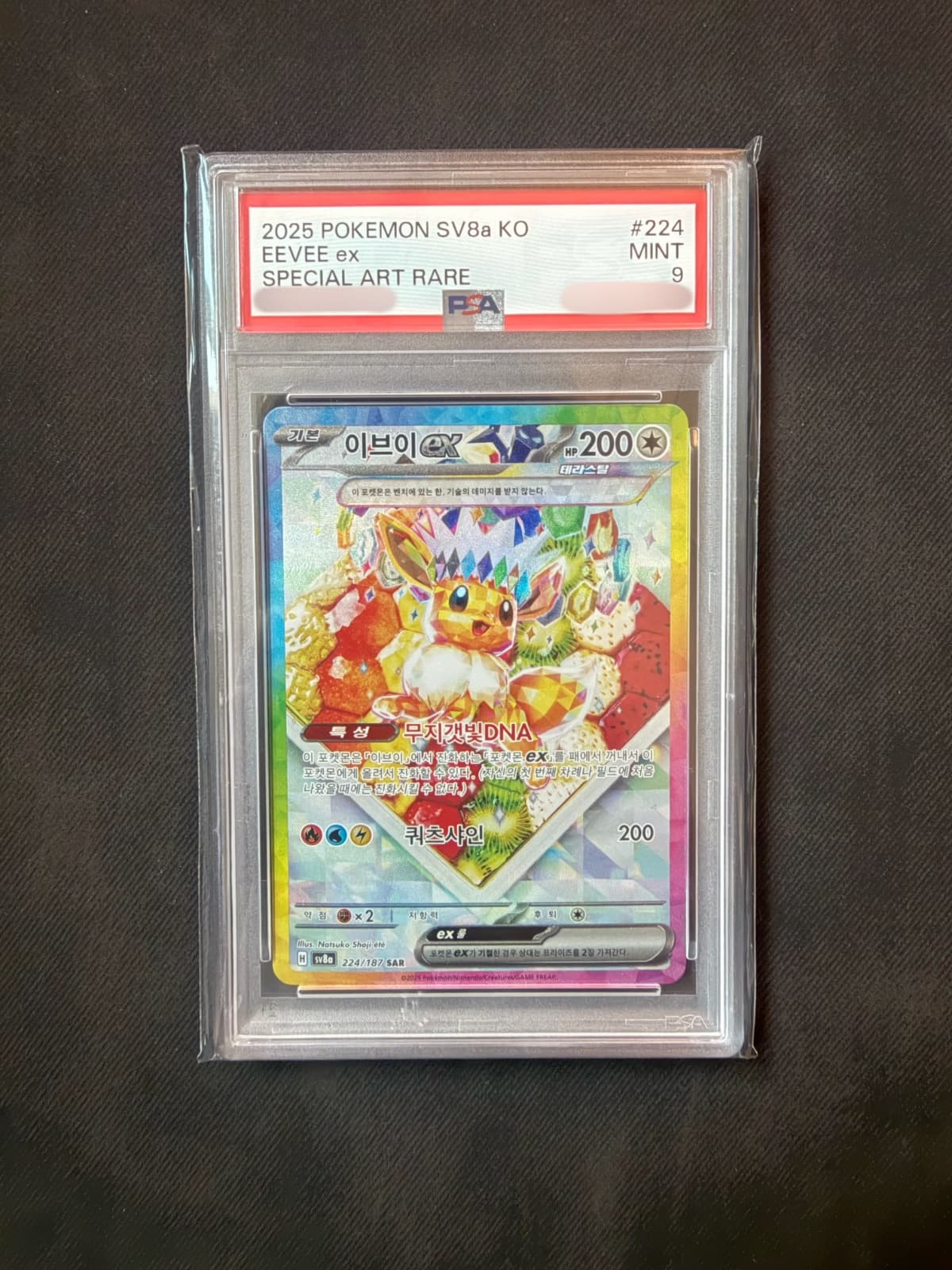 이브이 ex SAR / PSA 9등급