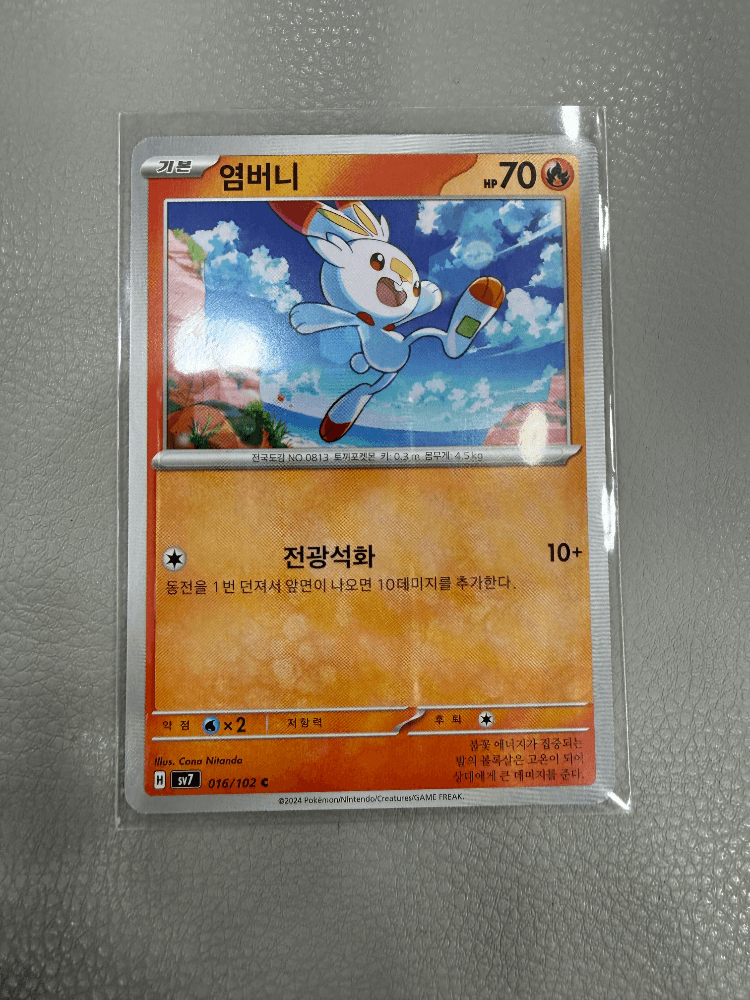 🔥[0원 경매]🔥포켓몬카드 “염버니” 업어가세요!