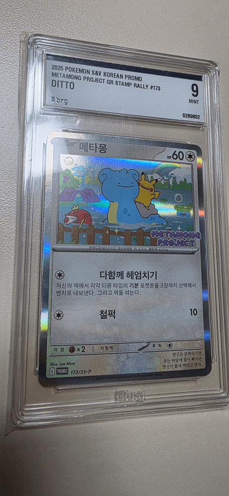 포켓몬 TCG 메타몽의 타임 캡슐 프로모 카드 메타몽 BRG 9