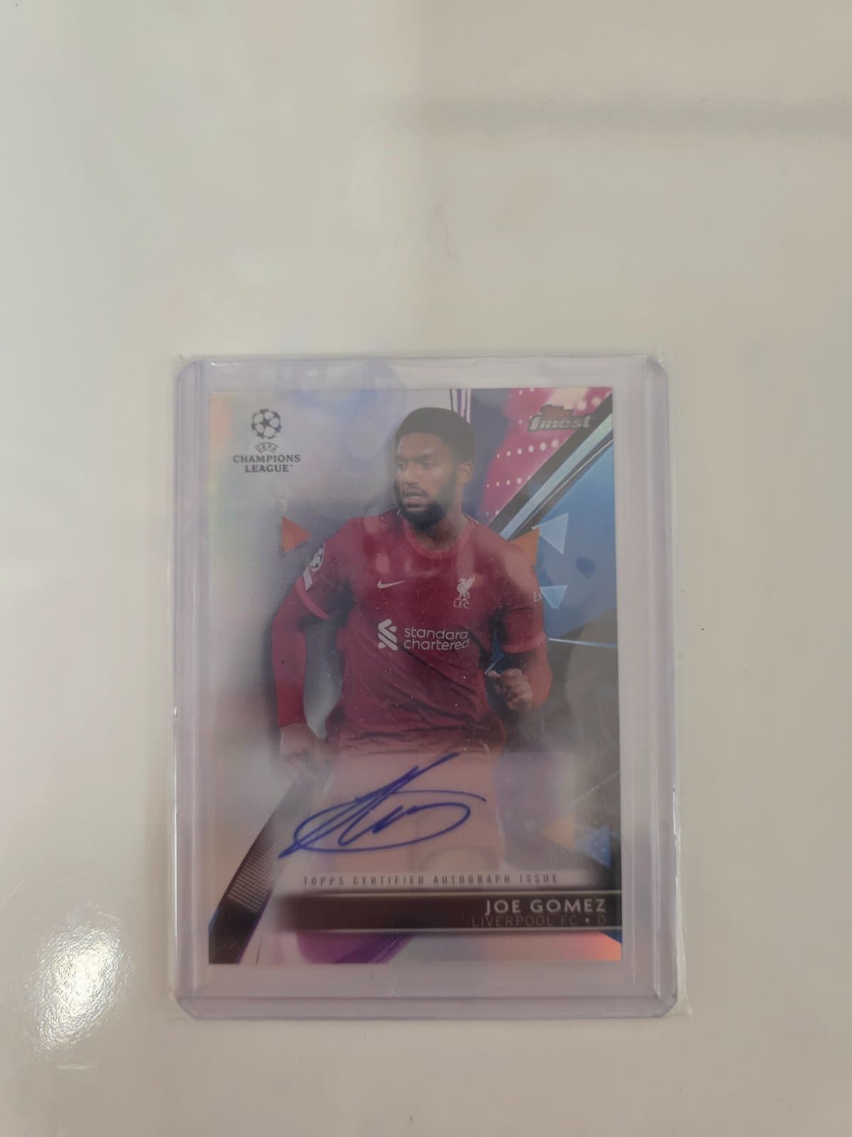 Topps 조 고메스 친필싸인 카드