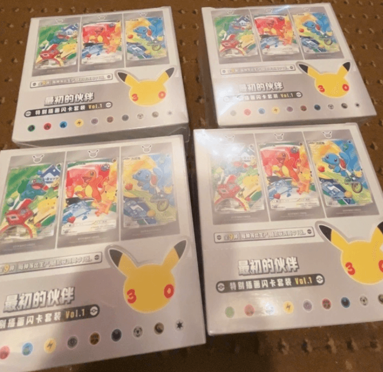 포켓몬 TCG 30주년 오리지널 파트너 컬렉션 시리즈 1탄 박스 (8개입/중문판)